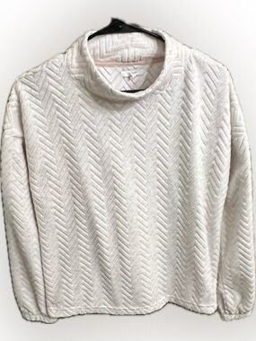 Maurices Quilted Jacket in Soft Pink Trim and Cream Body